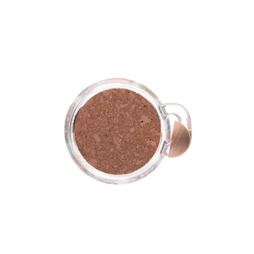 Porta Condimentos Com Colher De Bambu Flora Rosa Lyor - 200ml