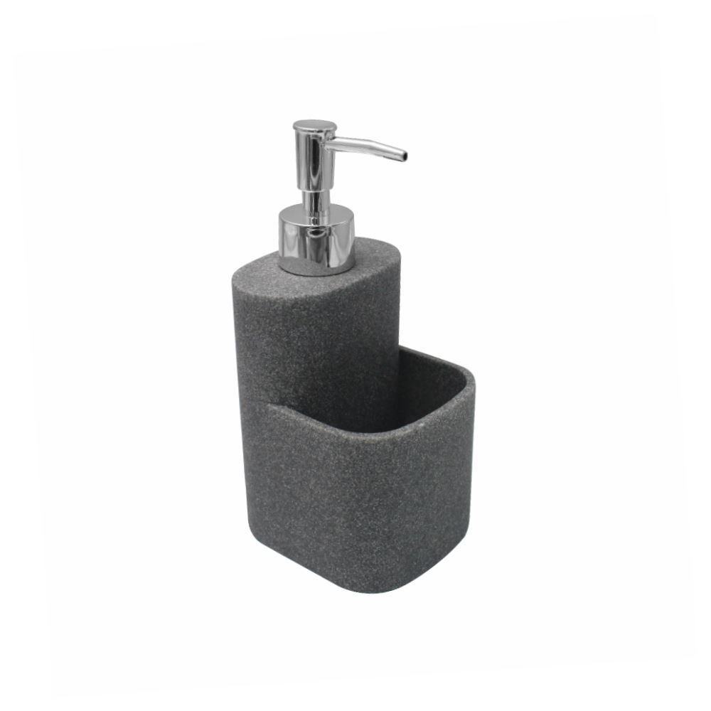 Porta Detergente Com Espaço Para Esponja Havan Casa 240 Ml - Cinza