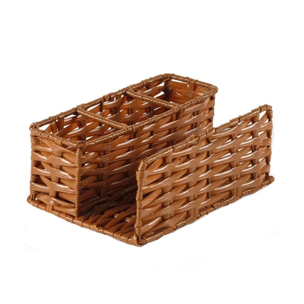 Porta Guardanapos E Sachês Bambu Havan Casa - 16cm