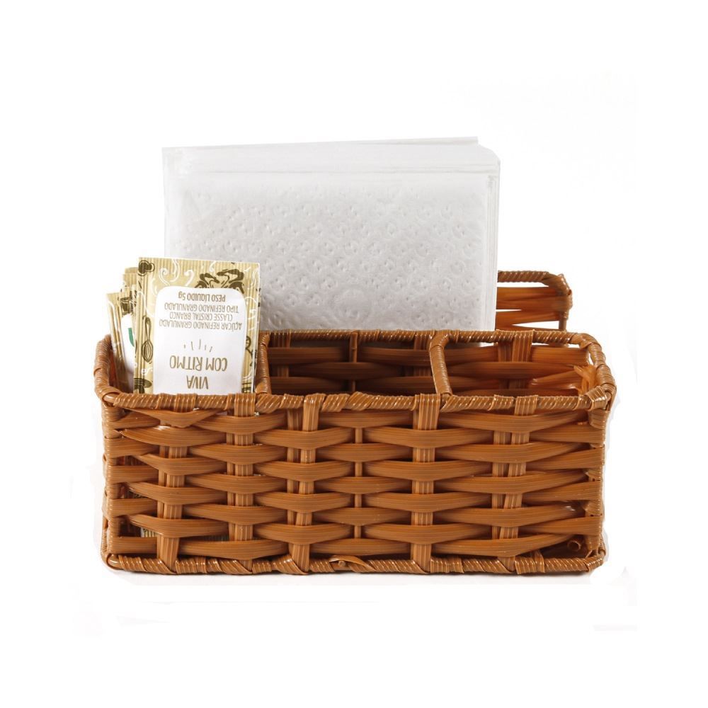 Porta Guardanapos E Sachês Bambu Havan Casa - 16cm