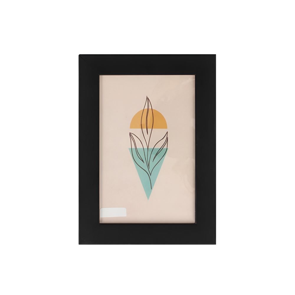 Porta Retrato De Madeira Bw Quadros 15X21cm - Preto 