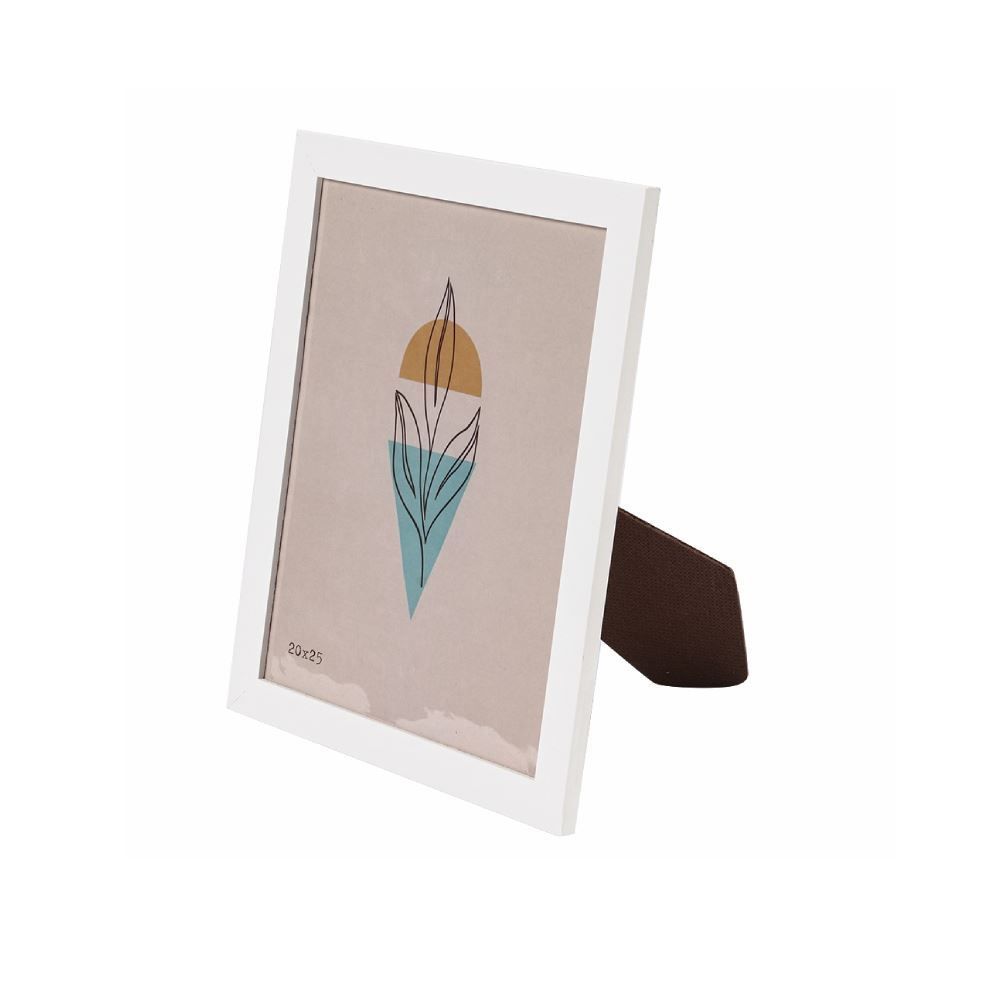 Porta Retrato De Madeira Bw Quadros 20X25cm - Branco