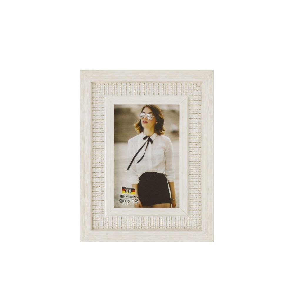 Porta-Retratos 10X15cm Bw Quadros - Branco