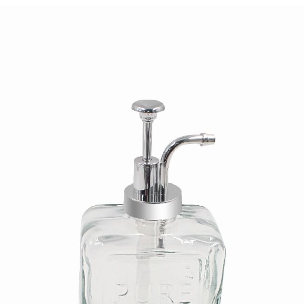 Porta Sabonete De Vidro Quadrado Havan Casa 570 Ml - Transparente