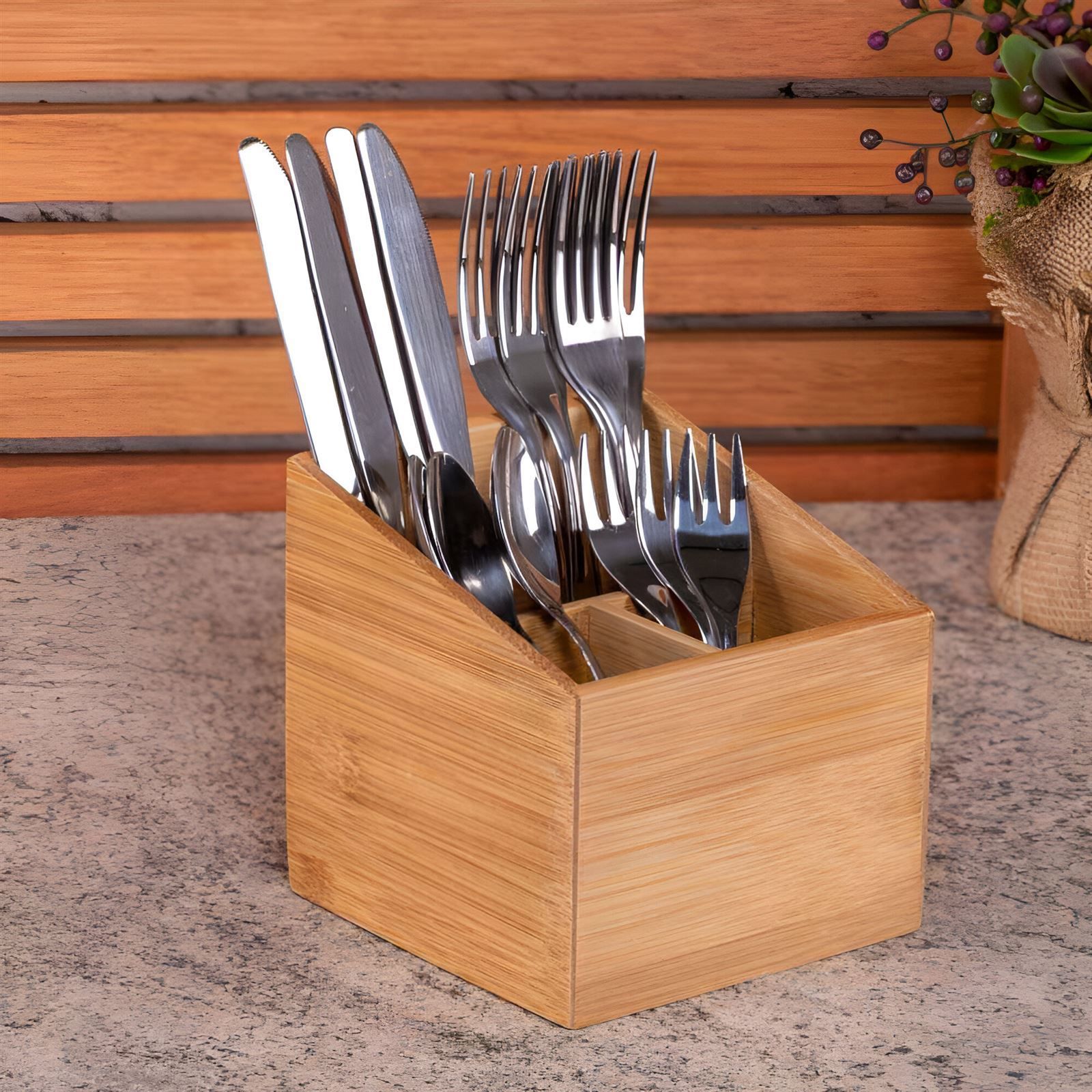 Porta Talheres Havan Casa 12,5 Cm - Bambu