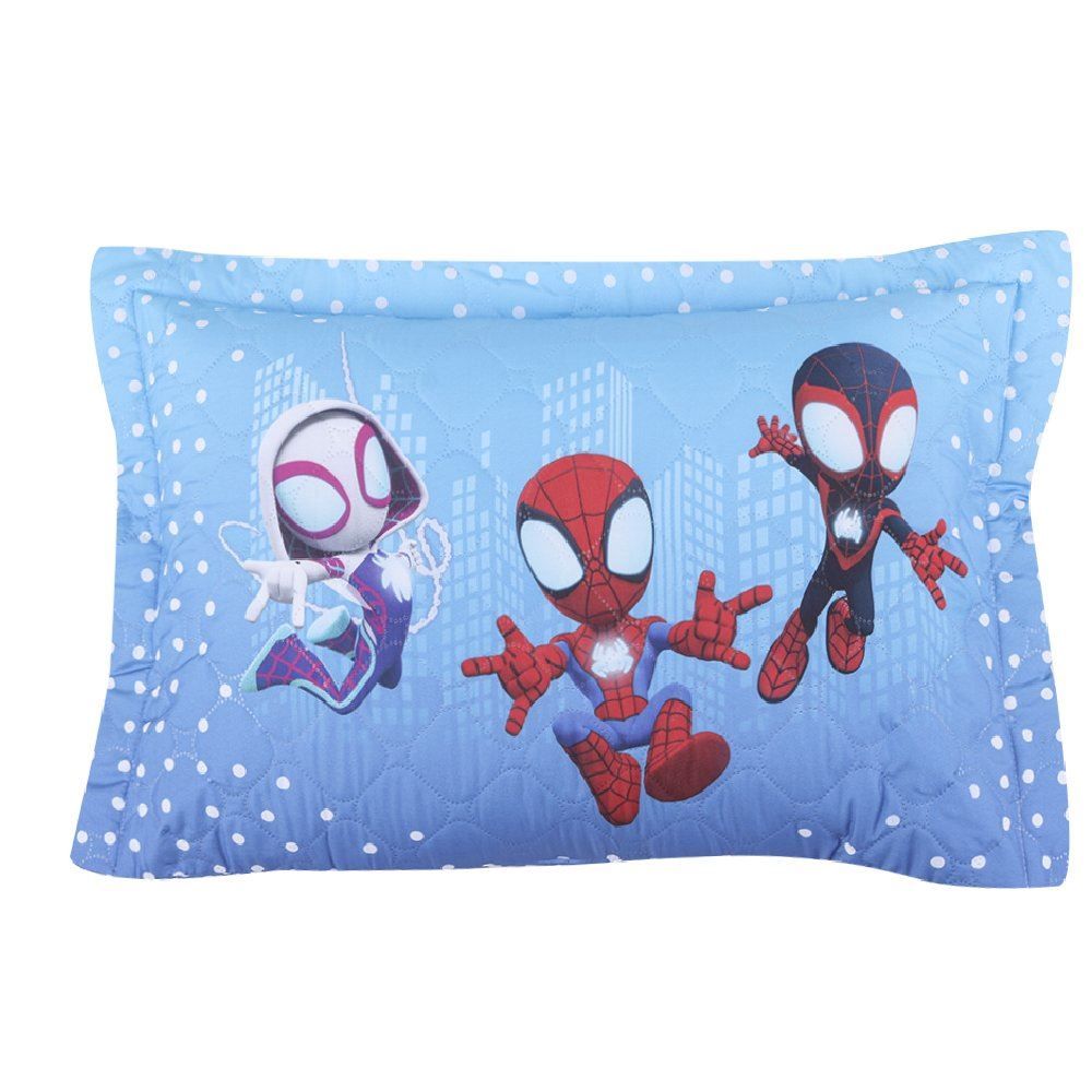 Porta Travesseiro Infantil Estampado Disney Hedrons - Spidey Fofo