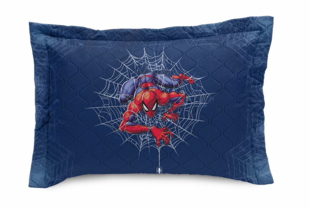 Porta Travesseiro Infantil Estampado Disney Hedrons - SPIDERMAN DUO