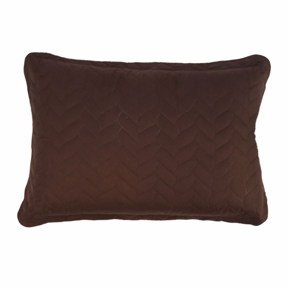 Porta Travesseiro Napoli Matelado 50Cm X 70Cm Havan Casa - Marrom