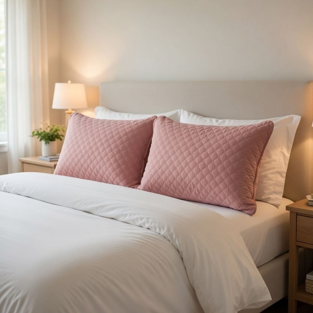 Porta Travesseiro Napoli Matelado 50Cm X 70Cm Havan Casa - Rose 2