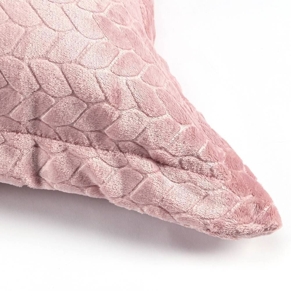 Porta Travesseiro Provence Plush Havan Casa - Rosa Malva