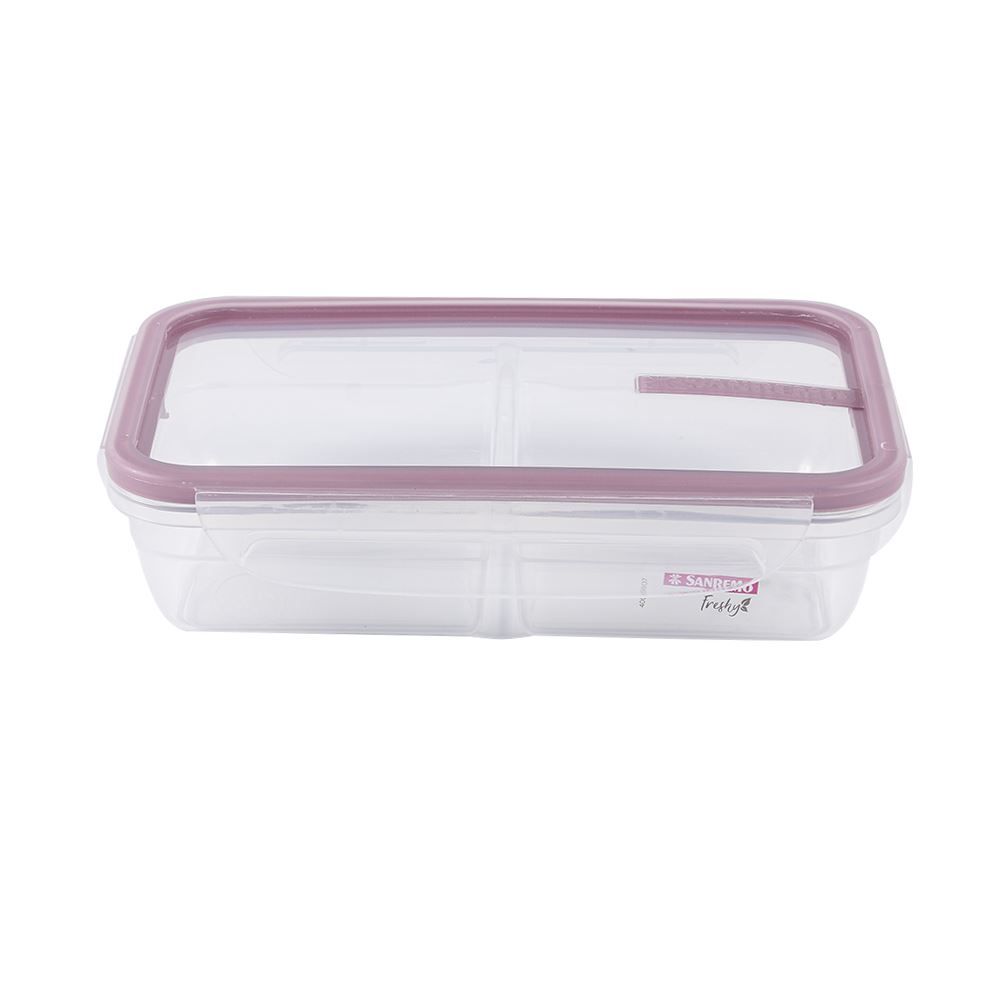 Pote Com Travas 730Ml Sanremo - Transparente