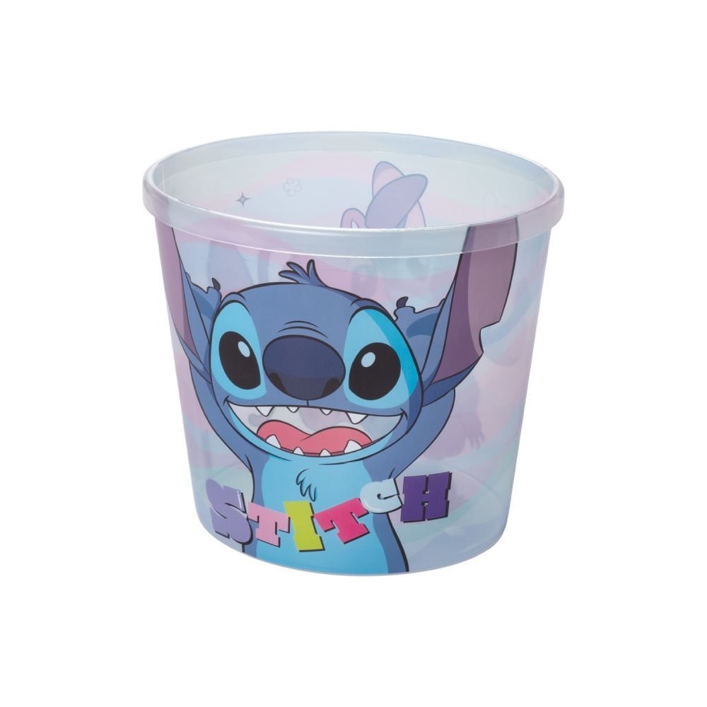 Pote De Pipoca Stitch Plasútil - 2,1 Litros