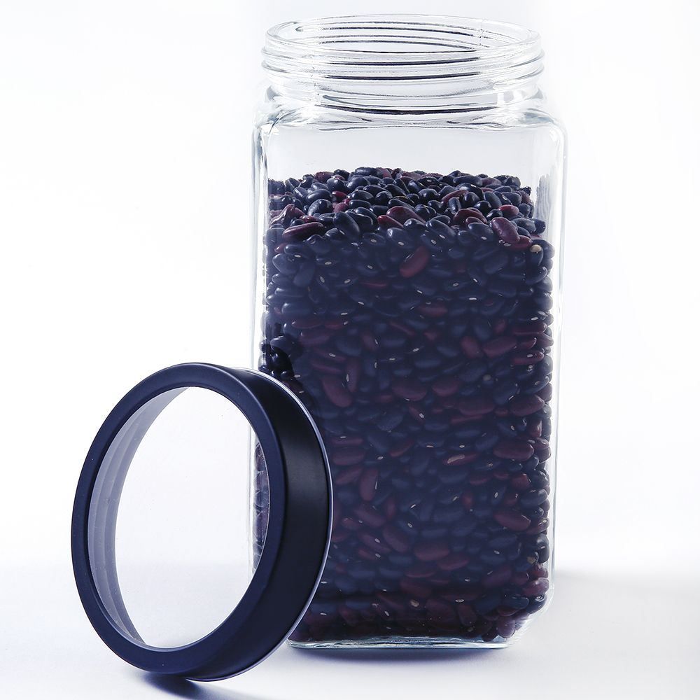 Pote De Vidro Com Tampa Gastro Lyor - Preto