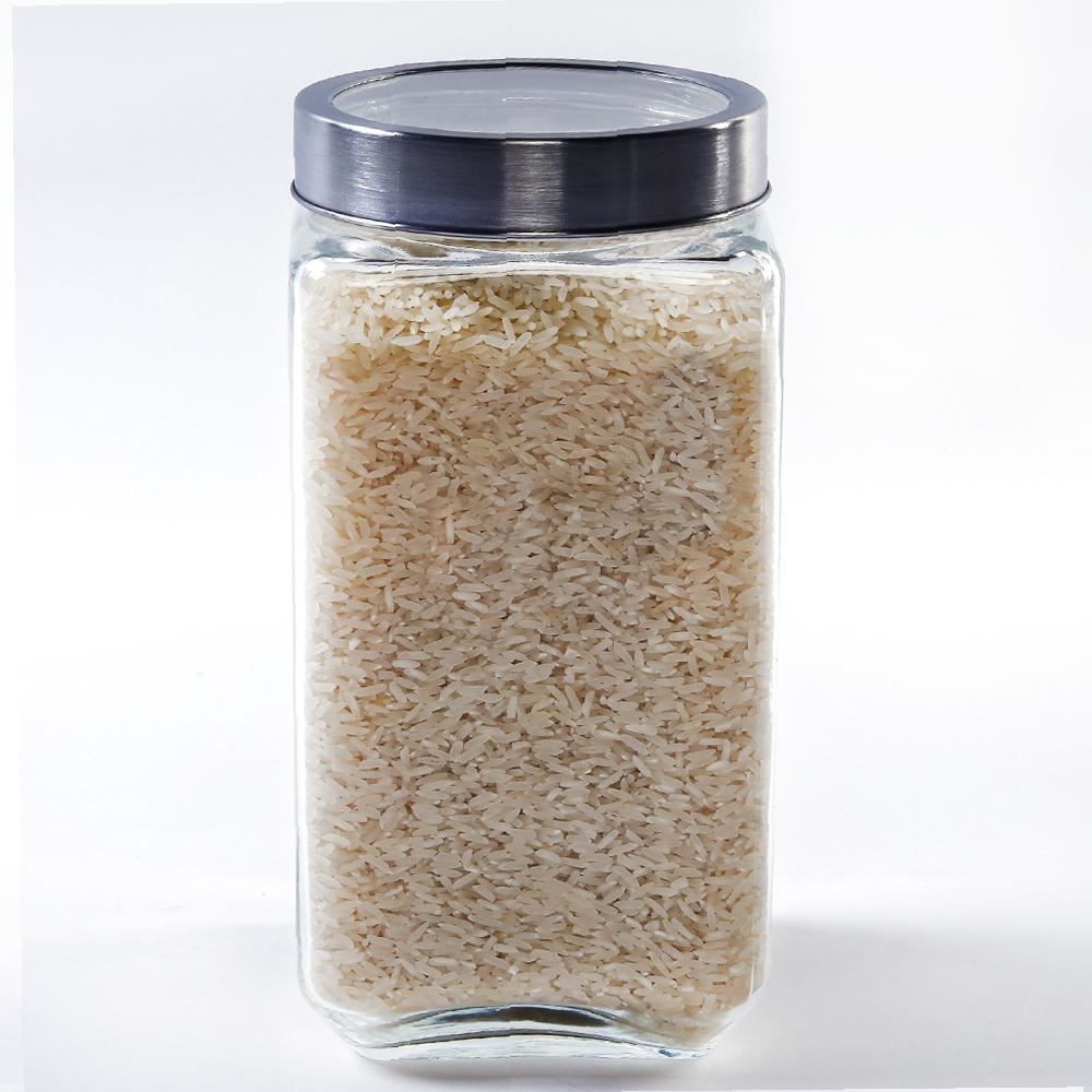 Pote De Vidro Com Tampa Gastro Lyor 2,2L - Prata