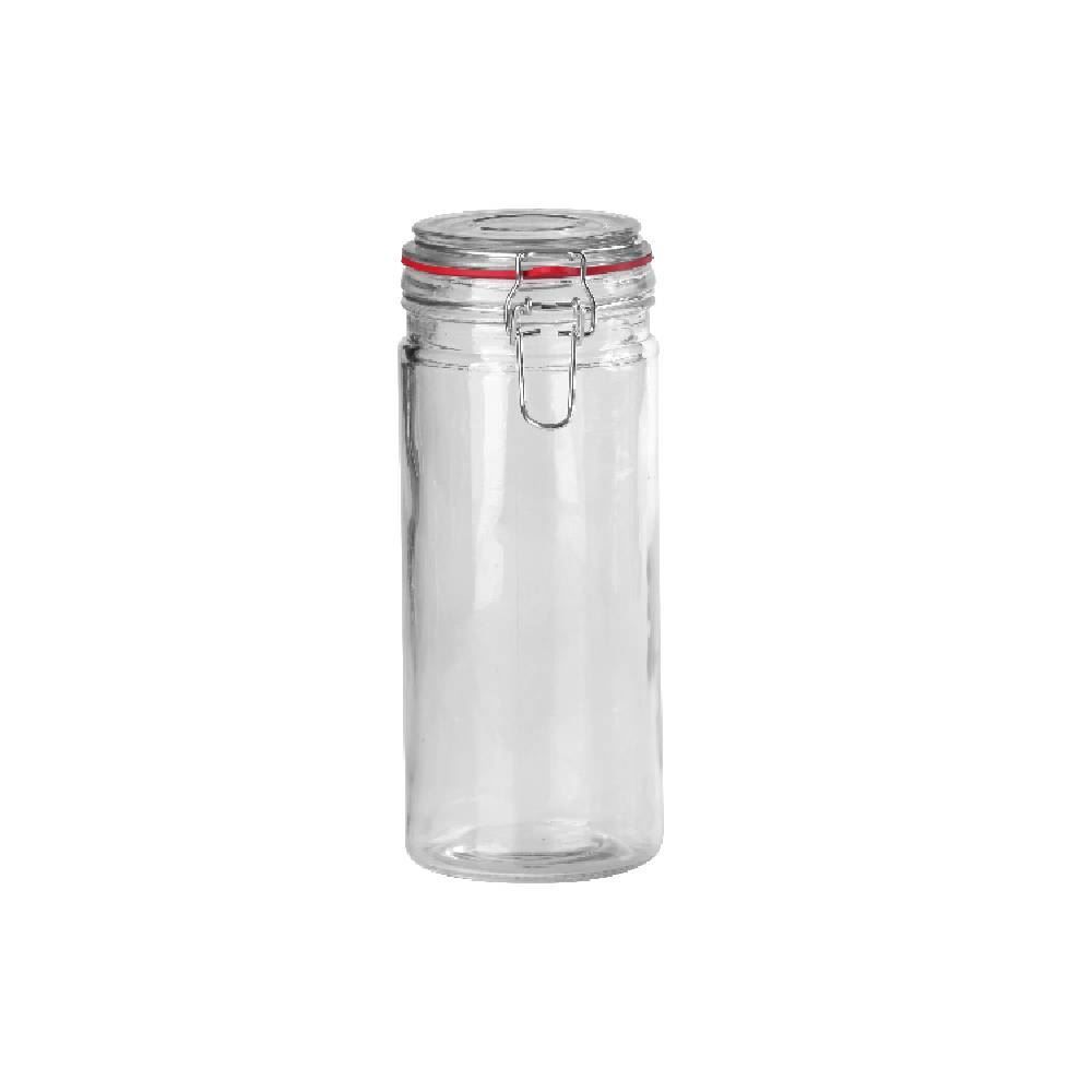 Pote De Vidro Com Tampa Hermético Havan Casa 1L - Transparente 