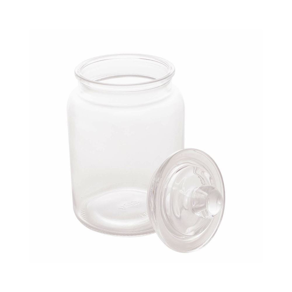 Pote De Vidro Com Tampa Arena Lyor 1,1 Litros - Transparente