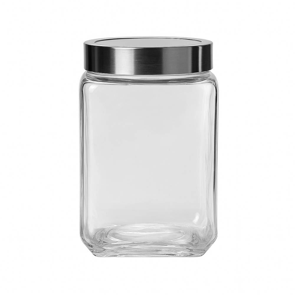 Pote De Vidro Hermético Quadrado 1,5 Litro - Havan Casa