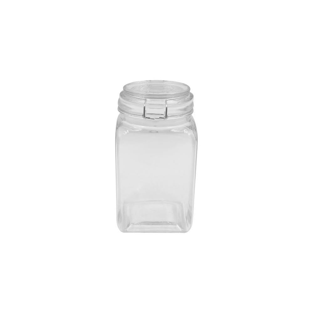 Pote De Vidro Hermético Quadrado Com Tampa Havan Casa - 900ml