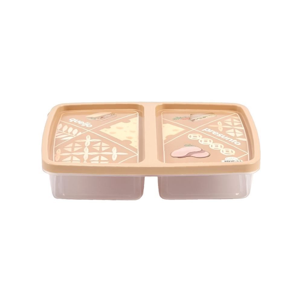 Porta Frios Decorado 2 Divisórias Plasútil - Retro