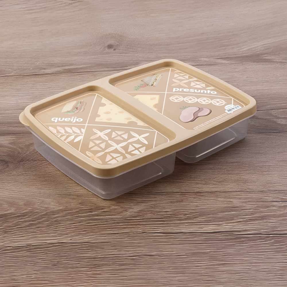 Porta Frios Decorado 2 Divisórias Plasútil - Retro