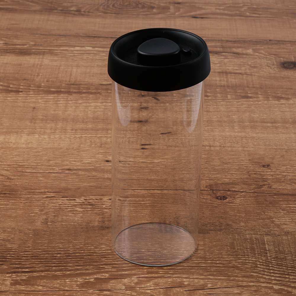 Pote Hermético Com Tampa A Vácuo Havan Casa 1,3 Litros - Preto 