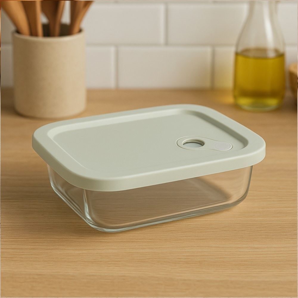 Pote Hermético Com Tampa Havan Casa 1 Litro - Verde Claro