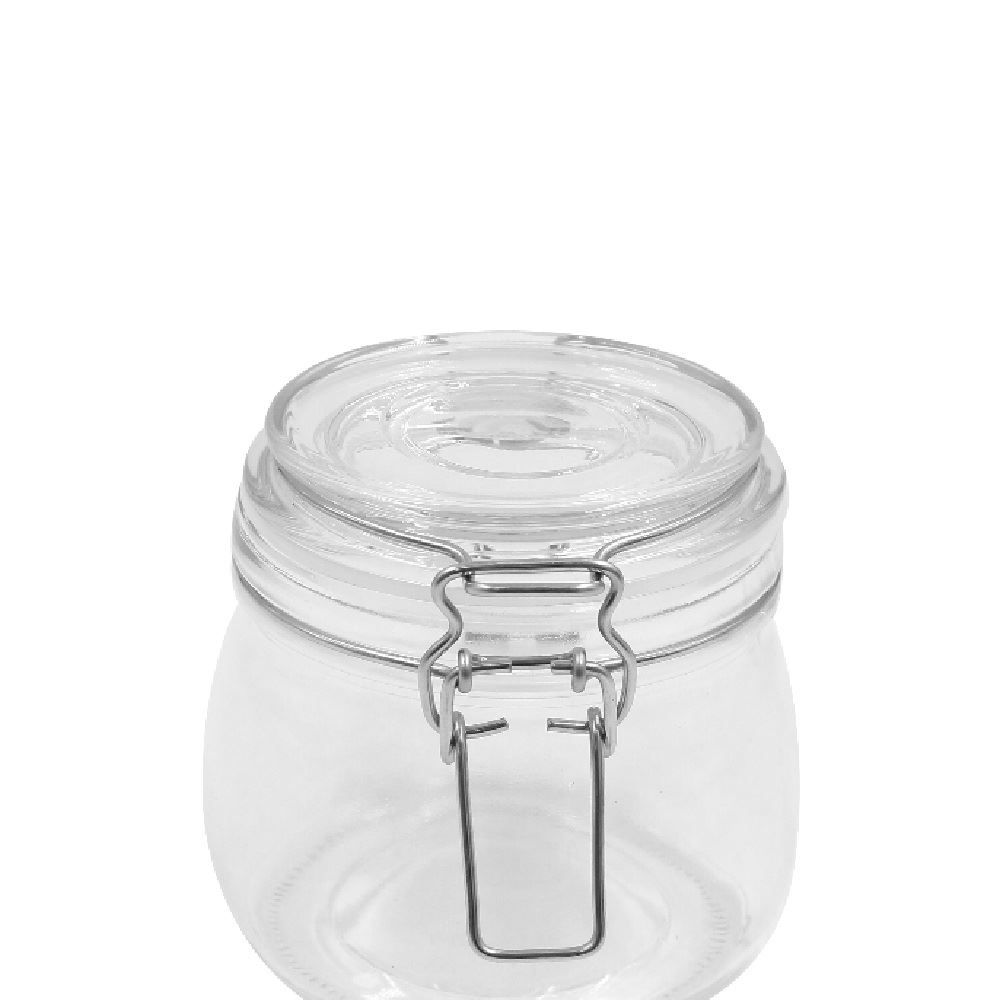 Pote Hermético De Vidro Redondo Havan Casa 600 Ml - Transparente