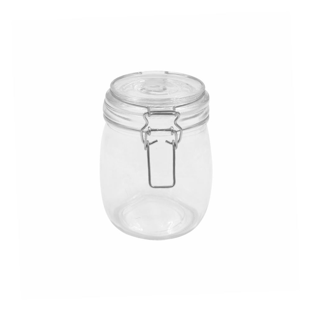 Pote Hermético De Vidro Redondo Havan Casa 800 Ml - Transparente