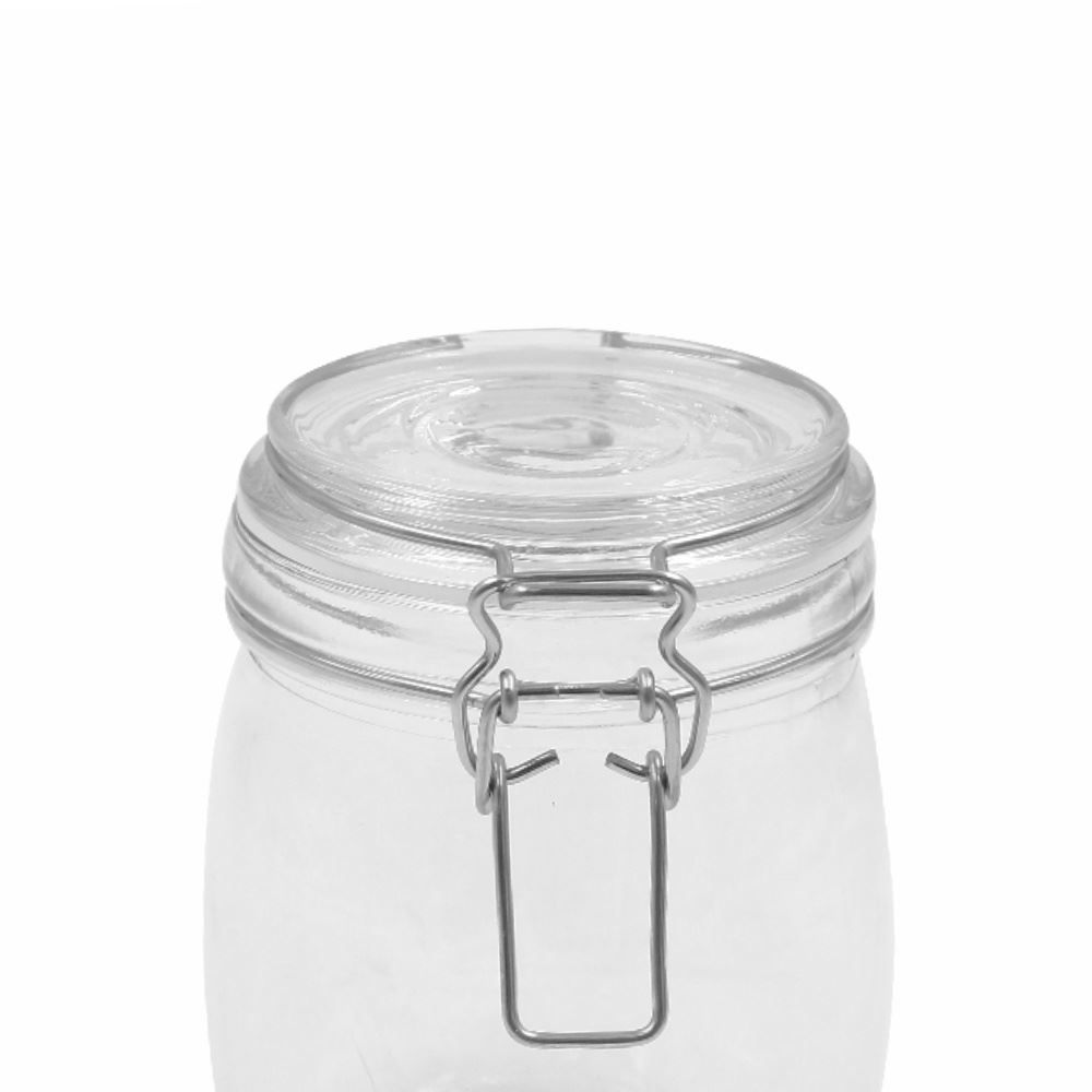 Pote Hermético De Vidro Redondo Havan Casa 800 Ml - Transparente