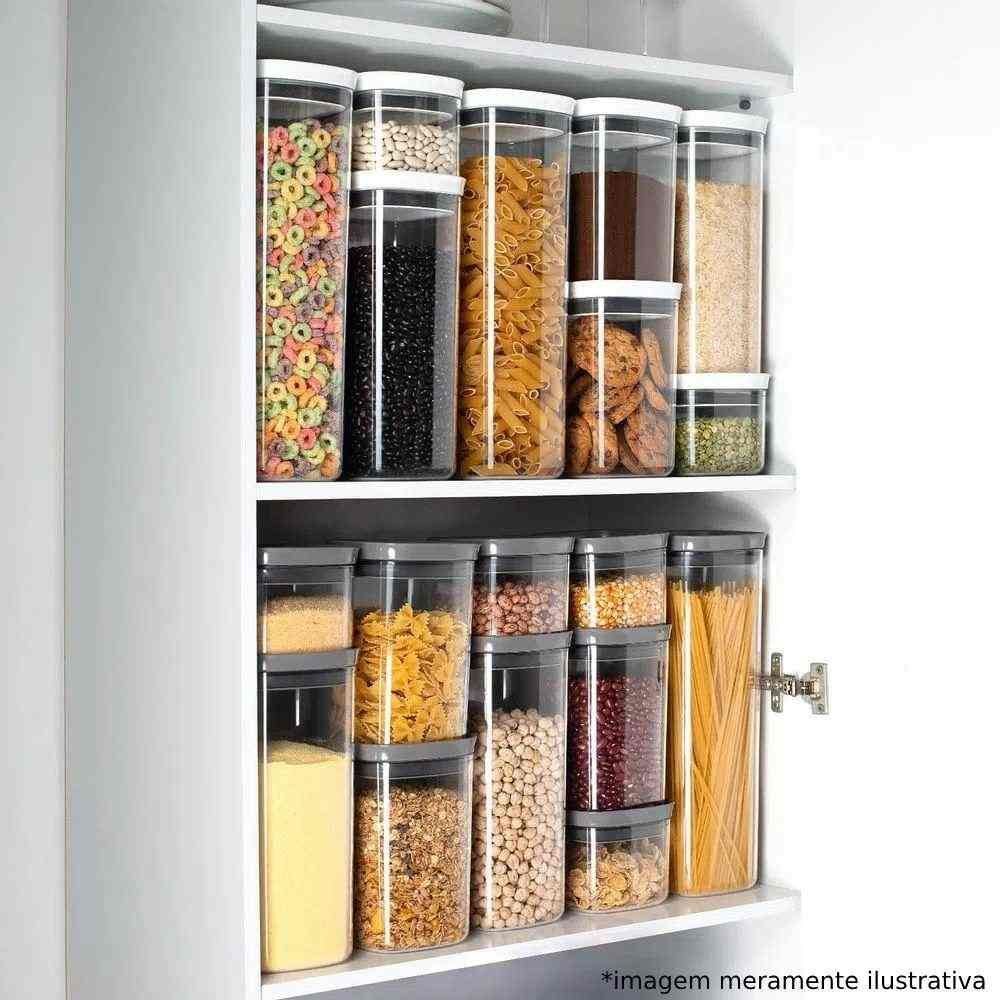 Pote Hermético Block Ou 2 Litros - Natural