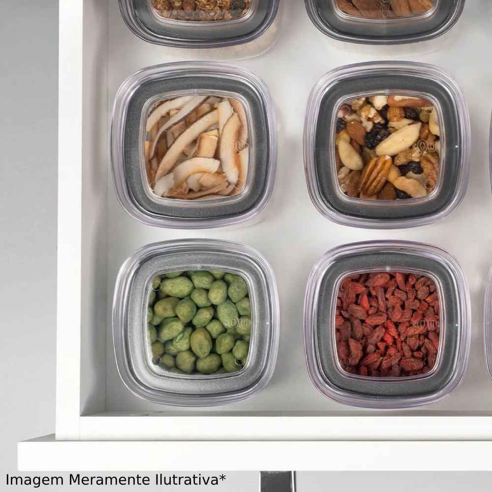 Pote Hermético Block Ou 450Ml - Natural