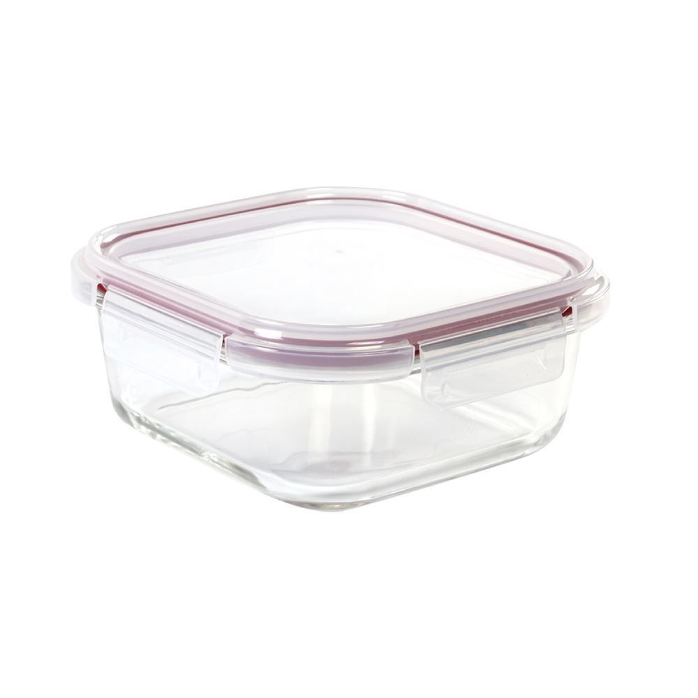 Pote Hermético Quadrado Havan Casa 1,2 Litros - Vidro Transparente 