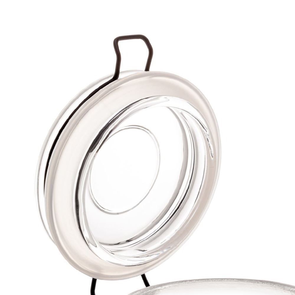 Pote Hermético Quadrado Lyor 1,7 Litros - Preto