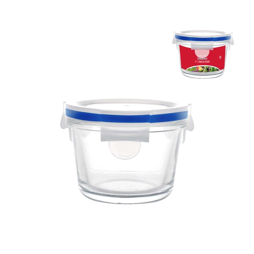 Pote Hermetico Redondo 130Ml Hauskraft - Vidro