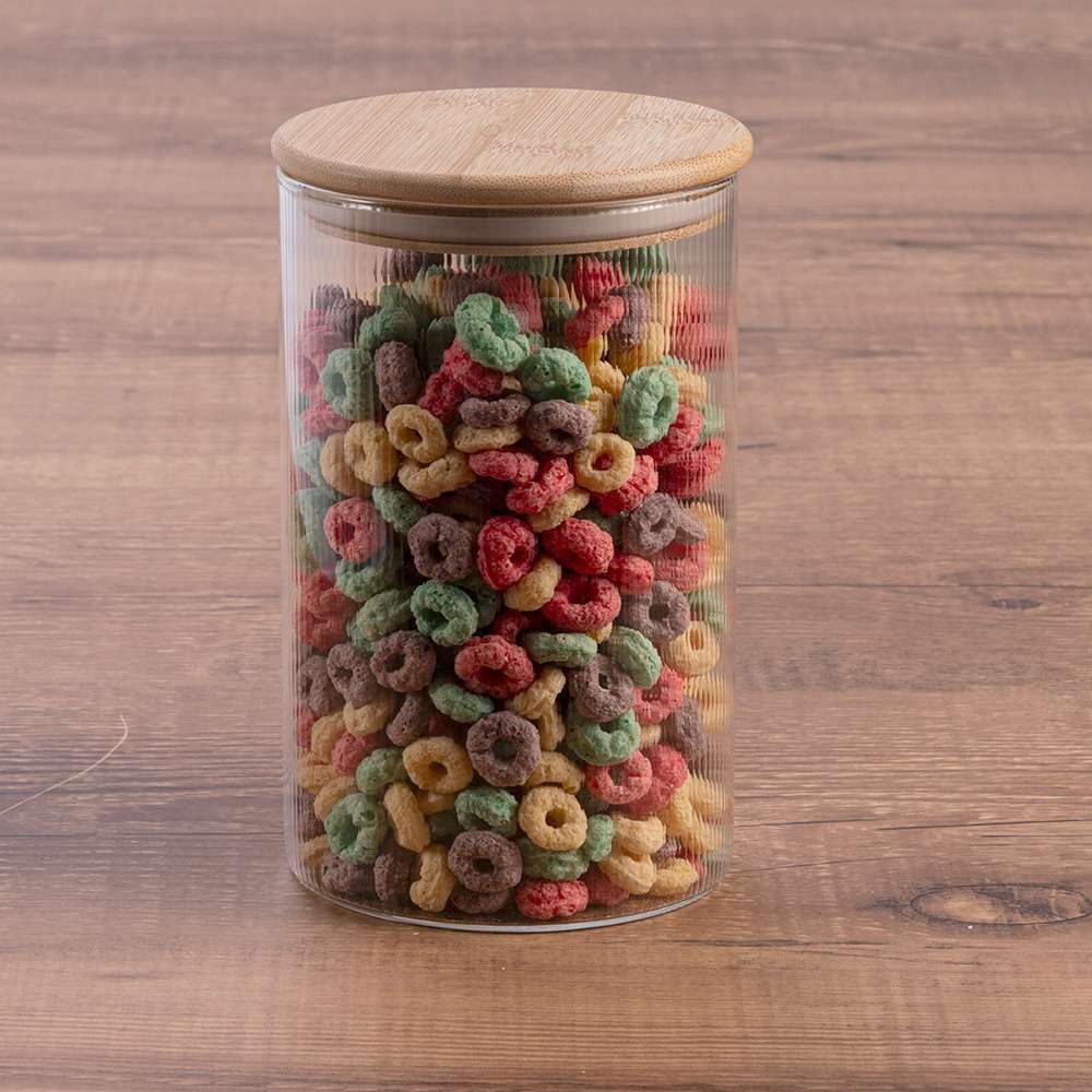 Pote Hermético Redondo Com Tampa Havan Casa 1,1 Litros - Bambu