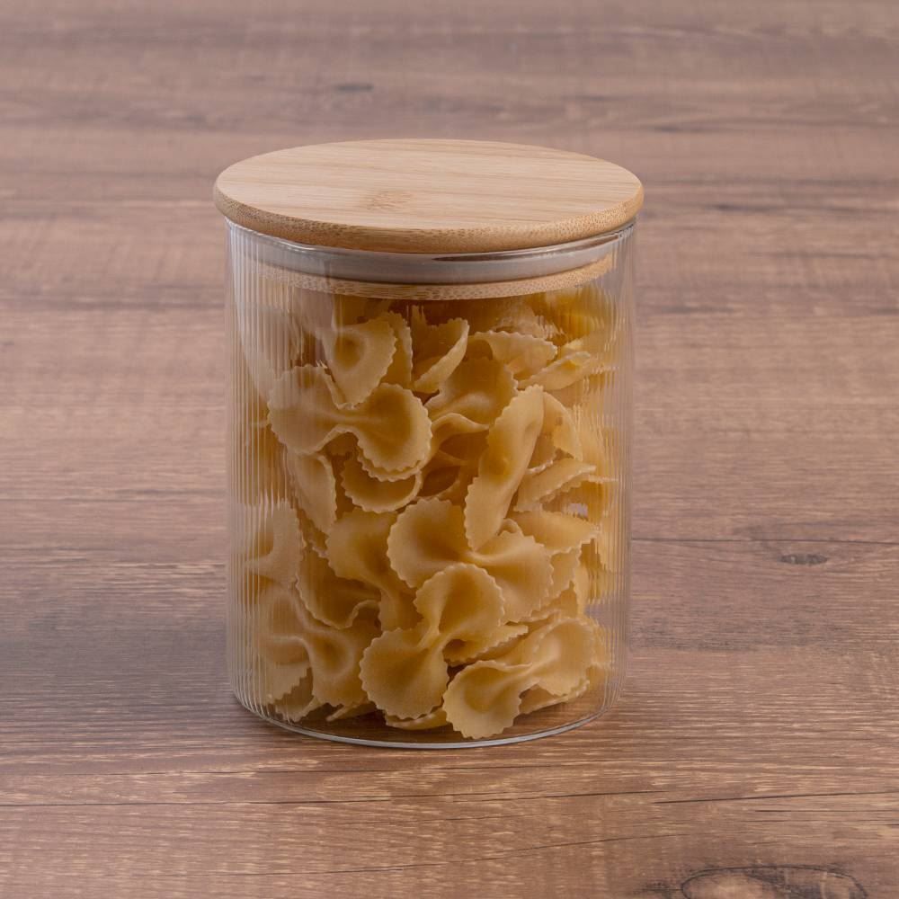 Pote Hermético Redondo Com Tampa Havan Casa 850 Ml - Bambu