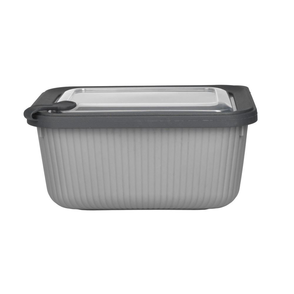 Pote Retangular Camerata Havan Casa 1,750Ml - Cinza