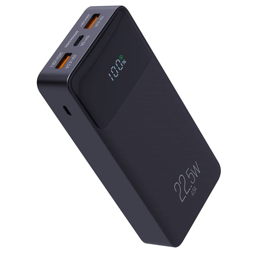 Power Bank 20000Mah Elg Com Display Indicador Preto