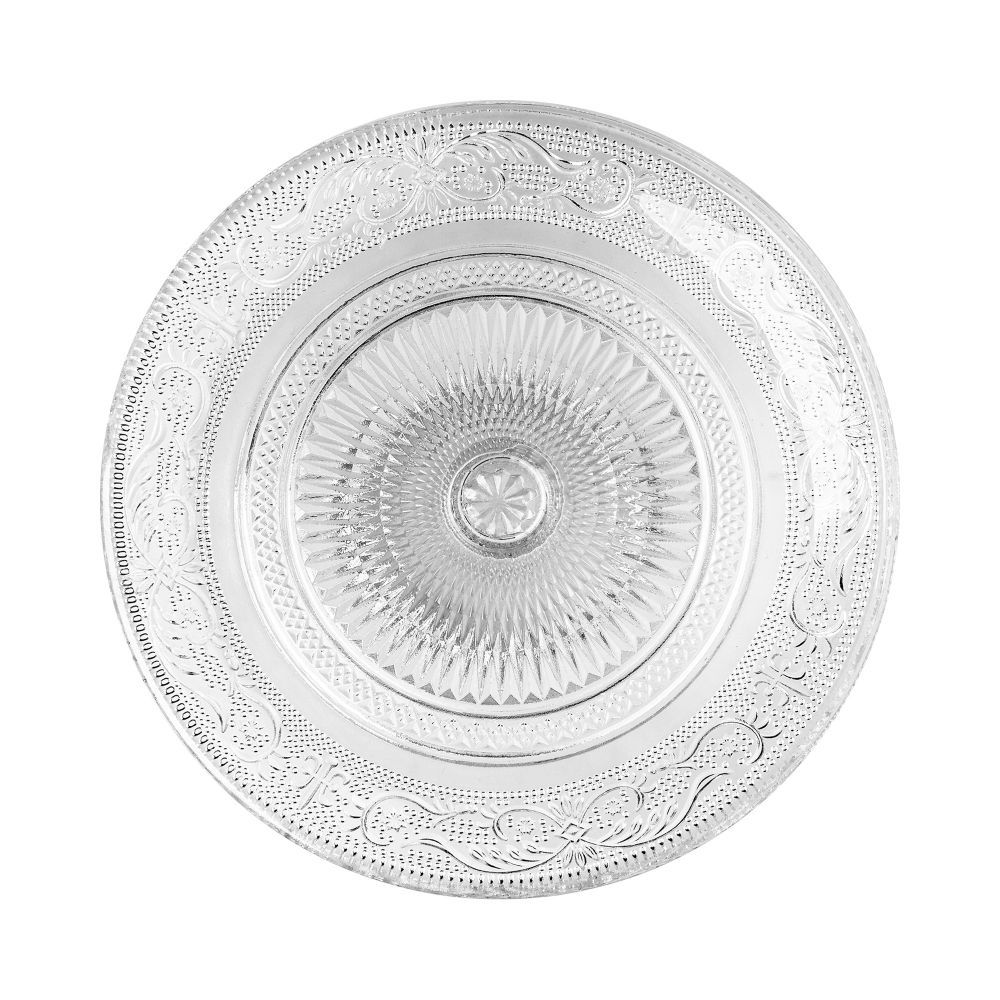 Prato De Bolo Com Pé Angel 25,5Cm Lyor