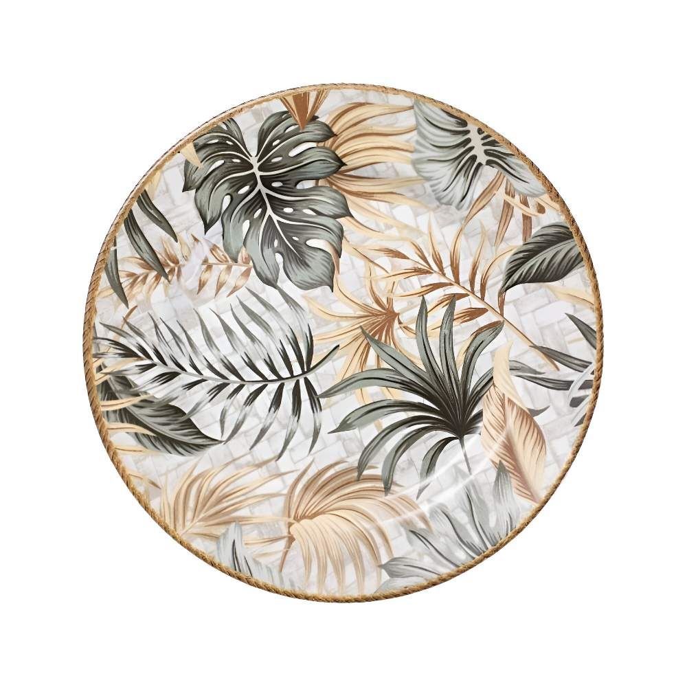 Prato De Sobremesa Acetinado Eudora Alleanza - Flat