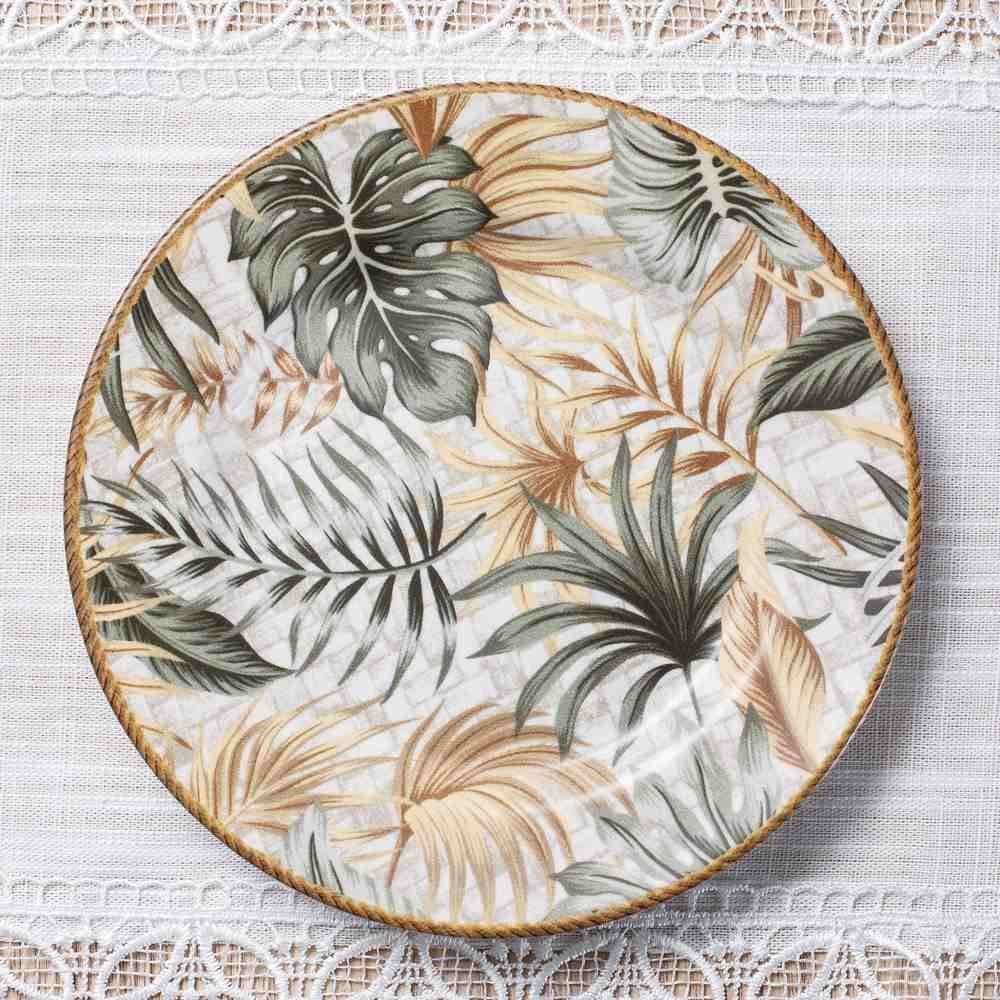 Prato De Sobremesa Acetinado Eudora Alleanza - Flat