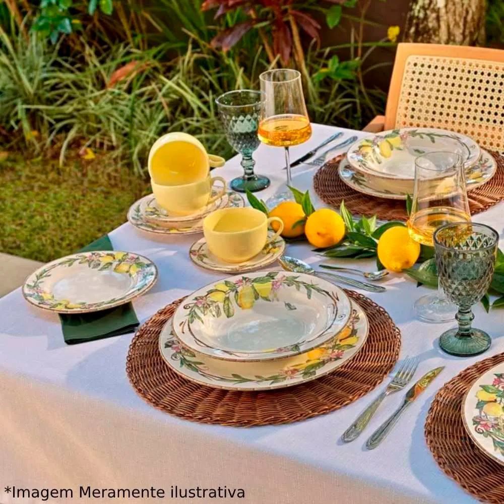 Prato De Sobremesa Faiança 19,5Cm Alleanza - Siciliano