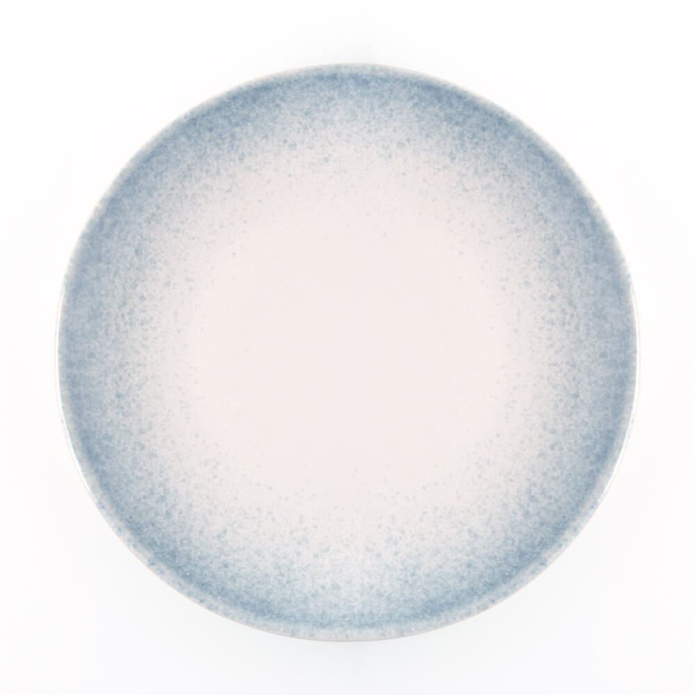 Prato De Sobremesa Ivy Azul Havan Casa 21Cm - Cerâmica