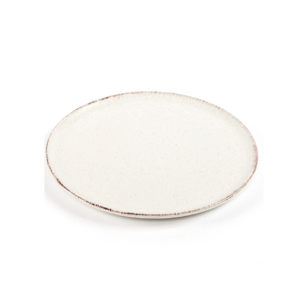 Prato De Sobremesa Naturalle Off White Havan Casa 21Cm - Cerâmica