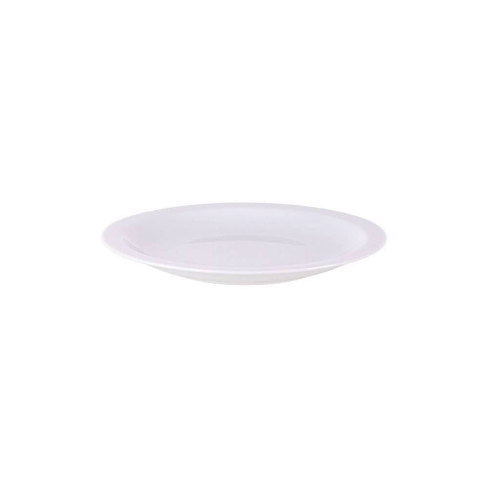Prato de Sobremesa Porcelana Laura Tramontina 21Cm - Branco