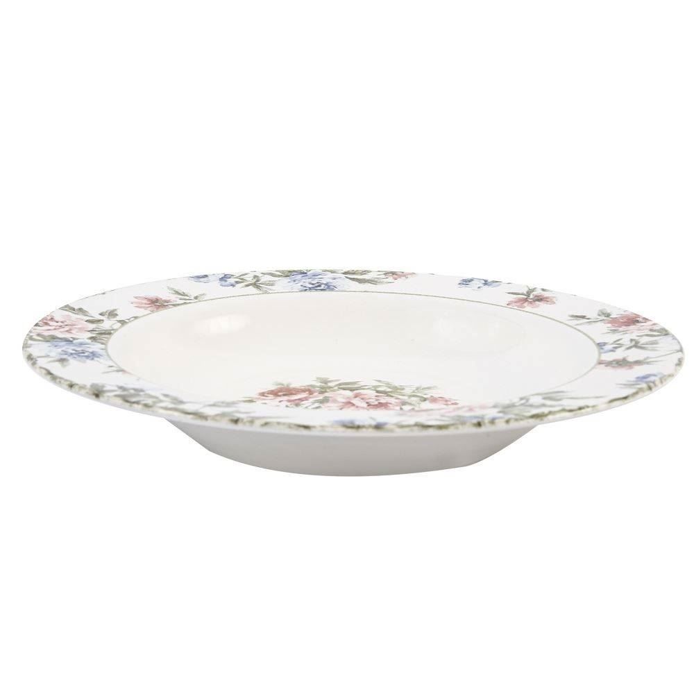 Prato Fundo Cerâmica Romântica 2 Havan Casa by Alleanza - 24,5 cm