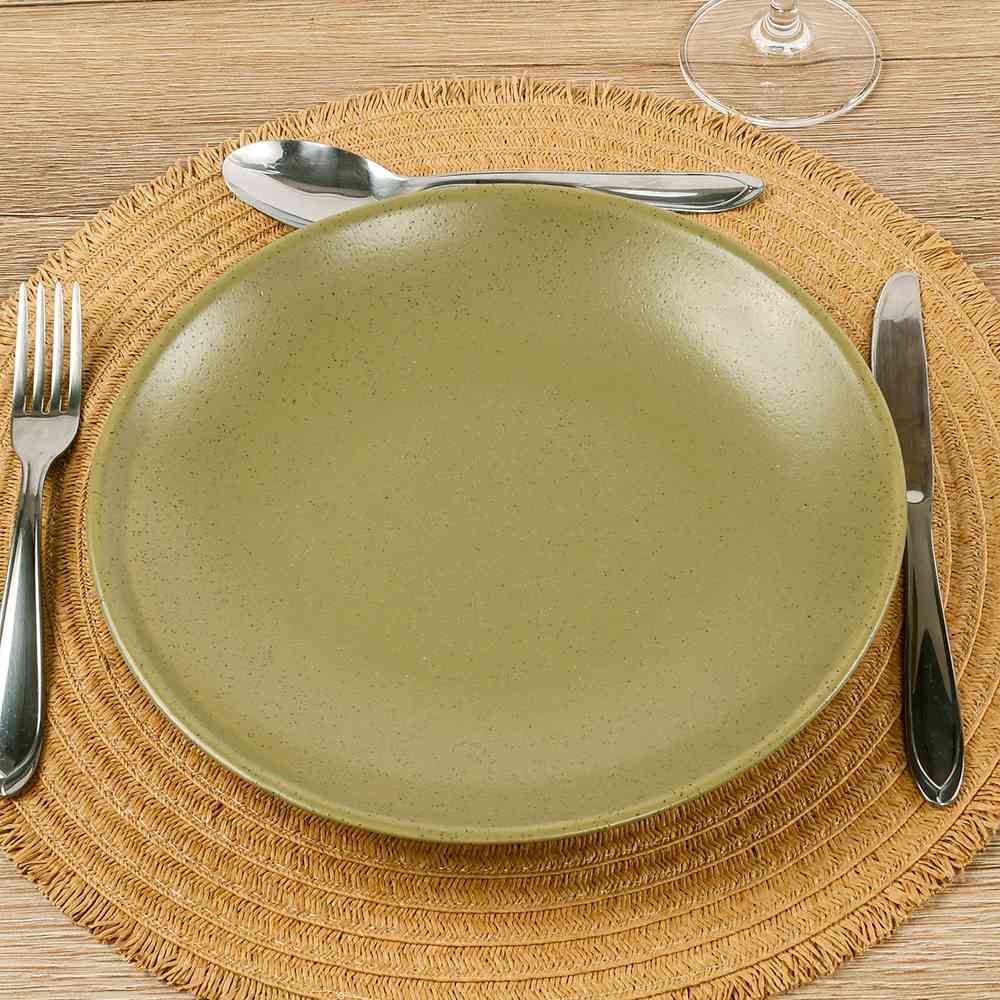 Prato Fundo Coupe Organic Olive Alleanza 25Cm - Cerâmica