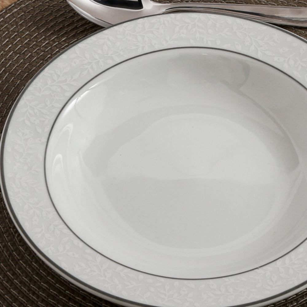 Prato Fundo De Porcelana Charlotte Schmidt - 23 cm