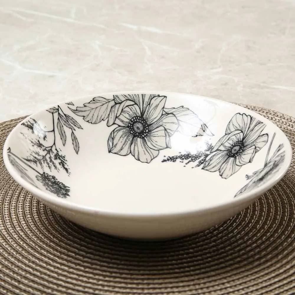 Prato Fundo Francis Biona Havan Casa 20,5Cm - Cerâmica