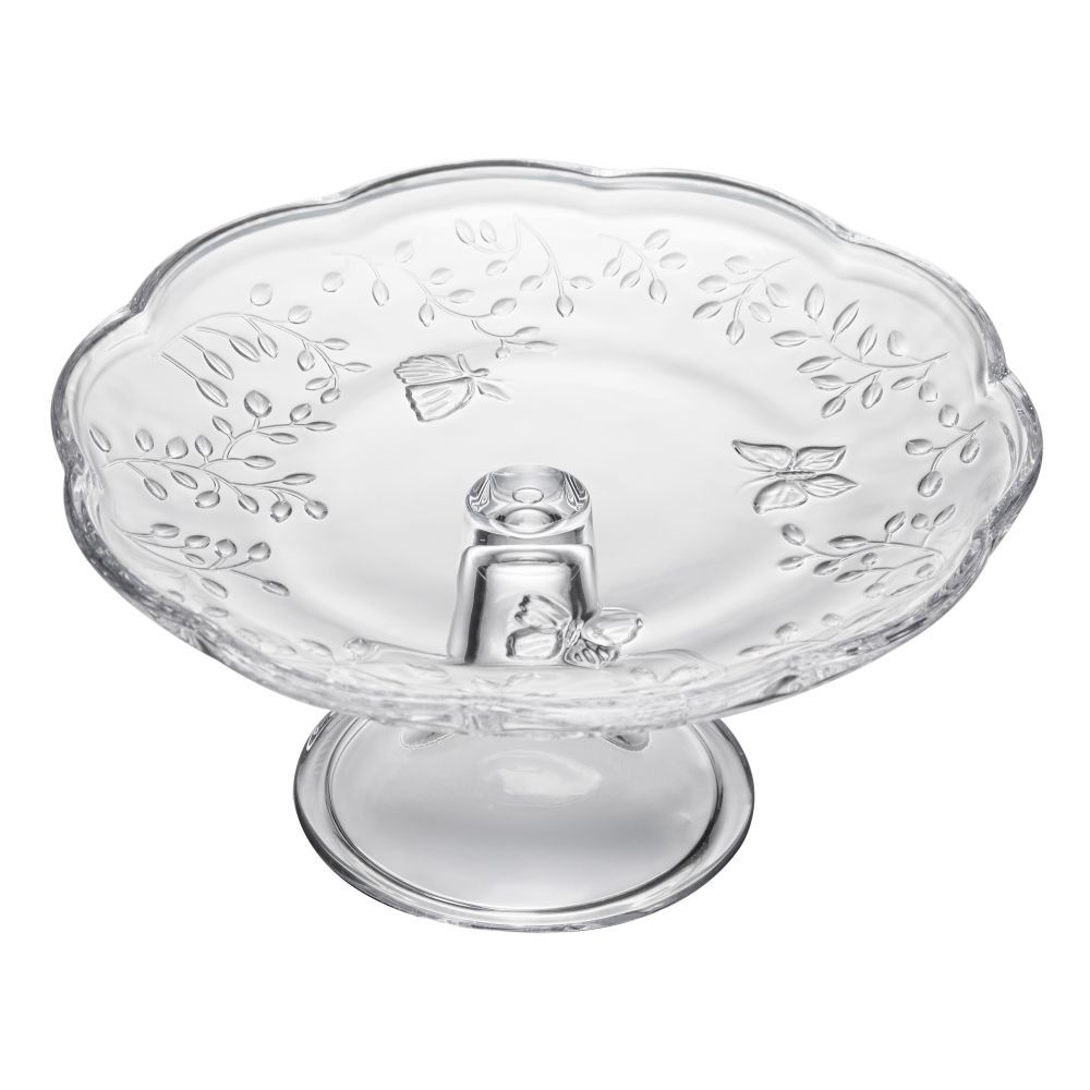 Prato Para Bolo Com Pé New Butterfly 19Cm Lyor - NEW BUTTERFLY